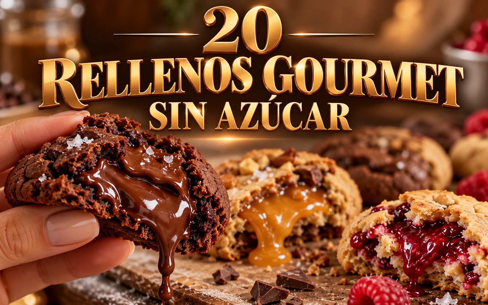 Bono 1: 20 rellenos gourmet sin azúcar