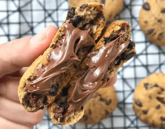 Cookie rellena sin azúcar y sin gluten